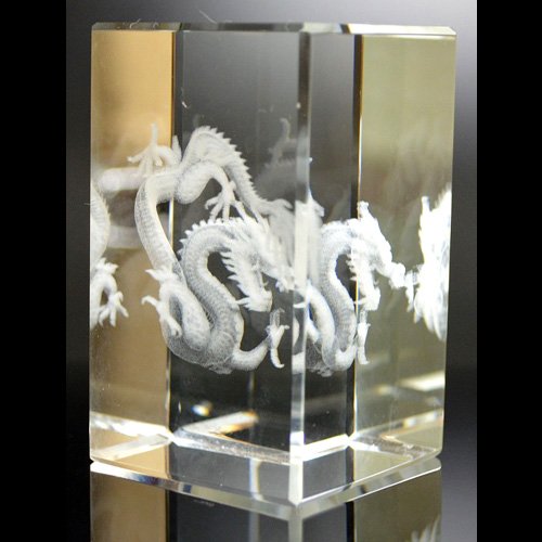 Amazon.co.jp: NO-32 風水の高級クリスタルレーザー彫り置物□四神